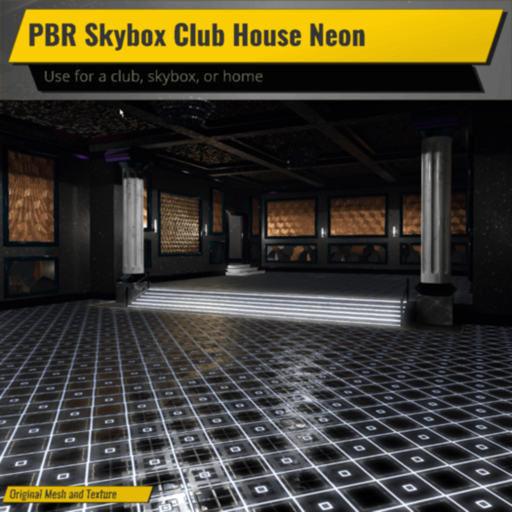 PBR Skybox Club House Neon